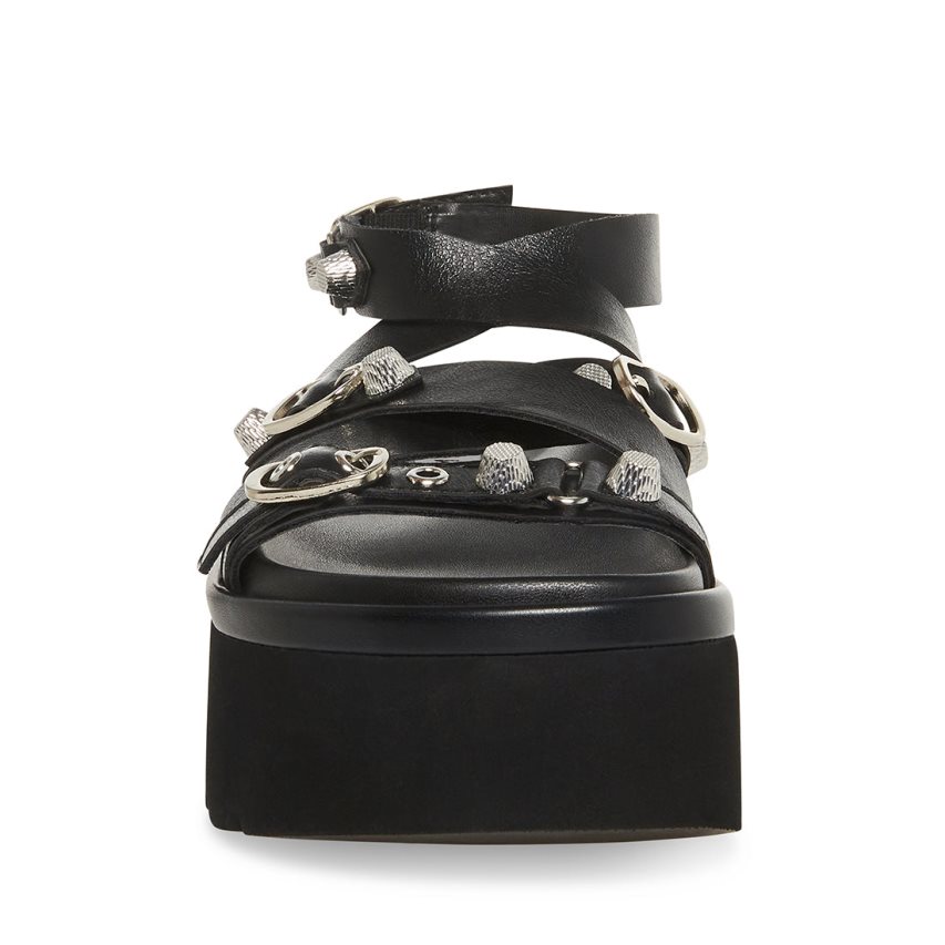 Sandalias de Plataforma Steve Madden Brant Mujer Negras | ES TXES61